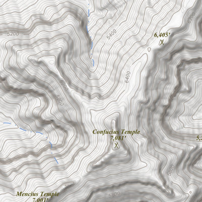 Shiva Temple, Arizona 7.5 Minute Topographic Map