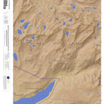 Graveyard Peak, California 7.5 Minute Topographic Map - Color Hillshade