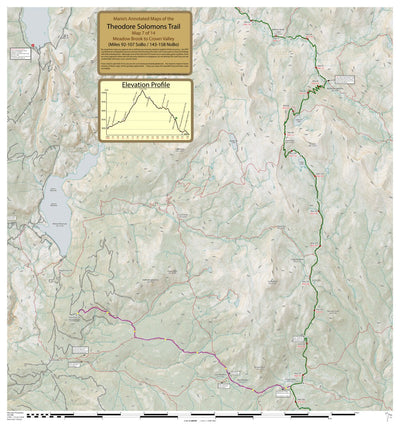 TST - Map 7 of 14:Meadow Brook to Crown Valley (Miles 93 - 107)