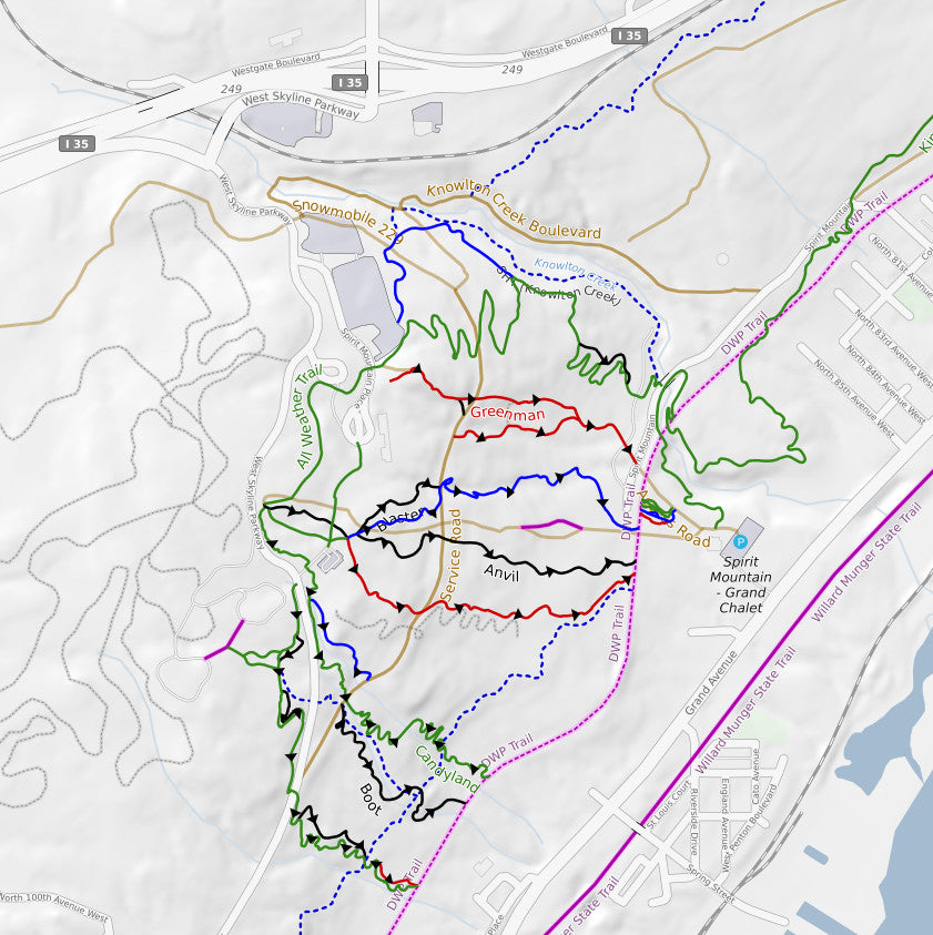 Duluth-Superior Trail Map by Orbital View, Inc. | Avenza Maps