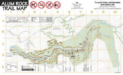 Alum Rock Park Trail Map