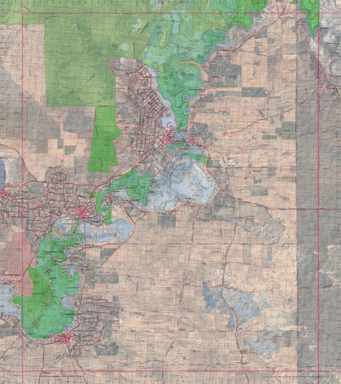 Getlost Map 7029 RENMARK Topographical Map V14 1:75,000