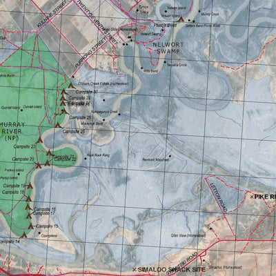 Getlost Map 7029 RENMARK Topographical Map V14 1:75,000