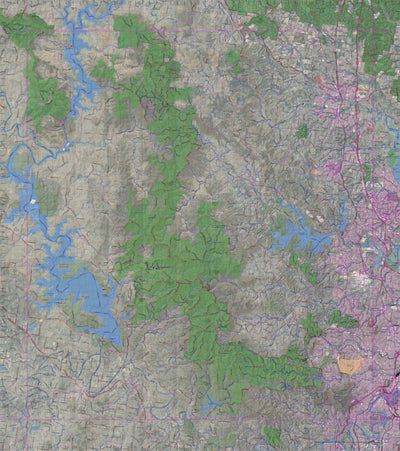 Getlost Map 9443 CABOOLTURE Topographic Map V14 1:75,000