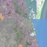 Getlost Map 9542 BEENLEIGH Topographic Map V14 1:75,000