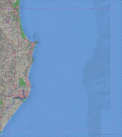 Getlost Map 9640 BALLINA Topographic Map V14 1:75,000