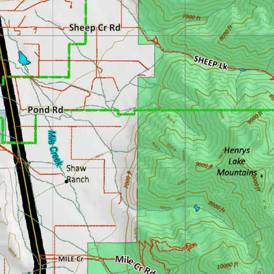 Montana Bighorn Sheep Hunting District 302 Land Ownerhip Map