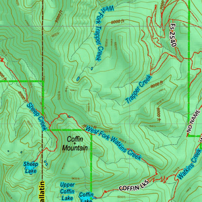 Montana Bighorn Sheep Hunting District 302 Land Ownerhip Map