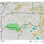 Montana Elk Hunting District 411 Land Ownerhip Map