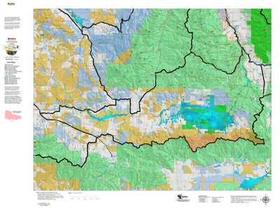 Montana Elk Hunting District 327 Land Ownerhip Map