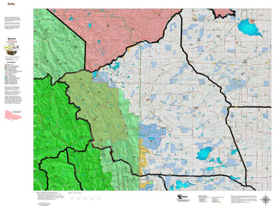 Montana Elk Hunting District 441 Land Ownerhip Map