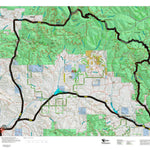 Montana Elk Hunting District 454 Land Ownerhip Map