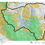 Montana Elk Hunting District 328 Land Ownerhip Map