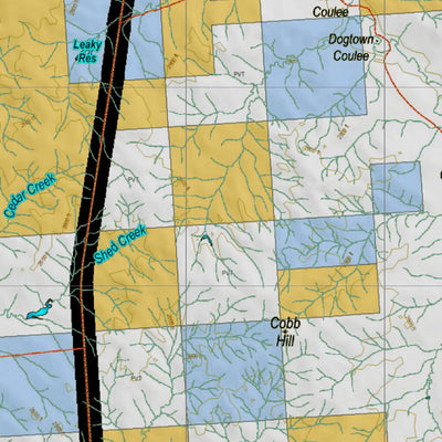 Montana Elk Hunting District 652 Land Ownerhip Map