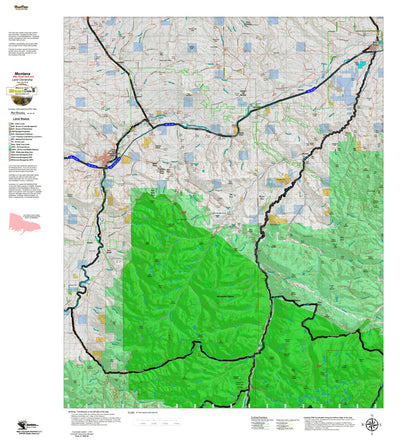 Mountain Goat Hunting District 330 Land Ownership Map