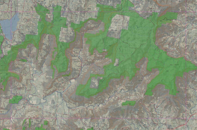 Getlost Map 9028-4S Kangaroo Valley Topographic Map V14 1:25,000