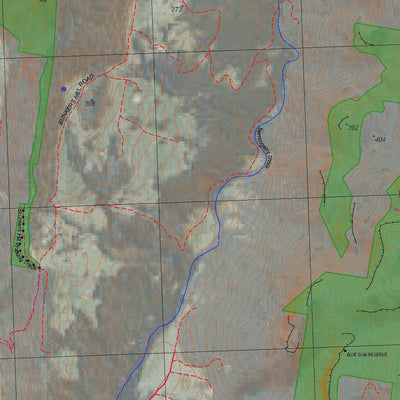 Getlost Map 9028-4S Kangaroo Valley Topographic Map V14 1:25,000