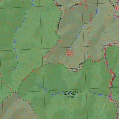 Getlost Map 9437-4N Clouds Creek Topographic Map V14 1:25,000