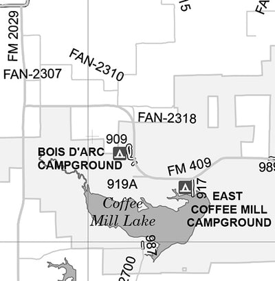 Motor Vehicle Use Map, MVUM, Caddo National Grassland - FREE