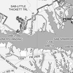 Motor Vehicle Use Map, MVUM, Sabine National Forest - FREE Preview 3