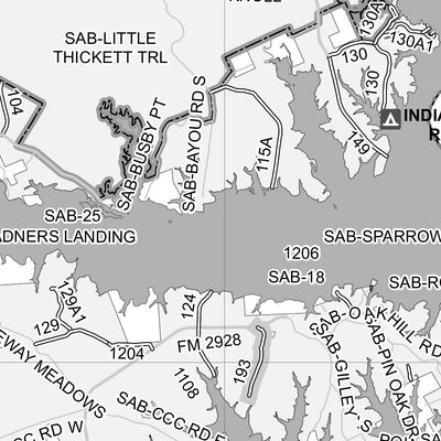 Motor Vehicle Use Map, MVUM, Sabine National Forest - FREE Preview 3