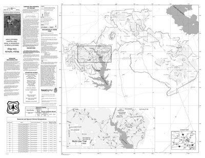 Motor Vehicle Use Map, MVUM, Sam Houston National Forest - FREE