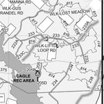 Motor Vehicle Use Map, MVUM, Sam Houston National Forest - FREE
