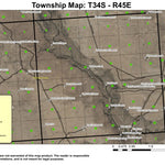 Loveland Canyon T34S R45E Township Map