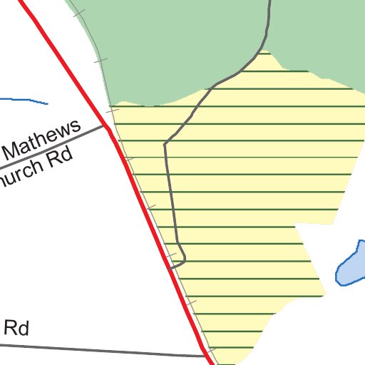 Rockfish Creek Game Land Map by North Carolina Wildlife Resources