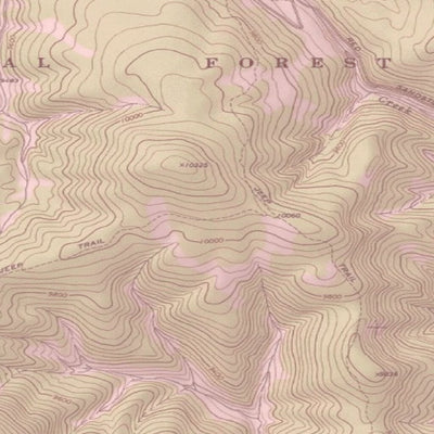 2020 Colorado Big Game Elk/Deer Topo Hunt Habitat Range GMU 36