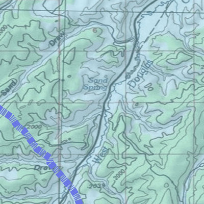 2020 Colorado Big Game Elk/Deer Topo Hunt Habitat Range GMU 21