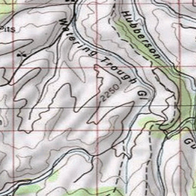 2020 Colorado Big Game Elk/Deer Topo Hunt Public Lands GMU 12