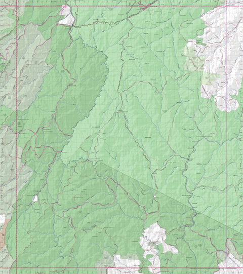 Getlost Map 8524 JACOBS RIVER Topographic Map V14b 1:75,000