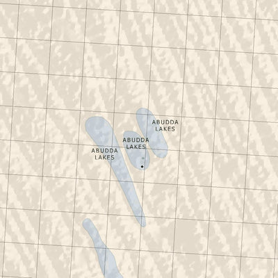 Getlost Map 6551 ABUDDA LAKES Topographic Map V14b 1:75,000