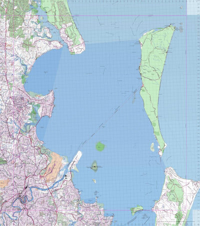 Getlost Map 9543 BRISBANE Topographic Map V14b 1:75,000