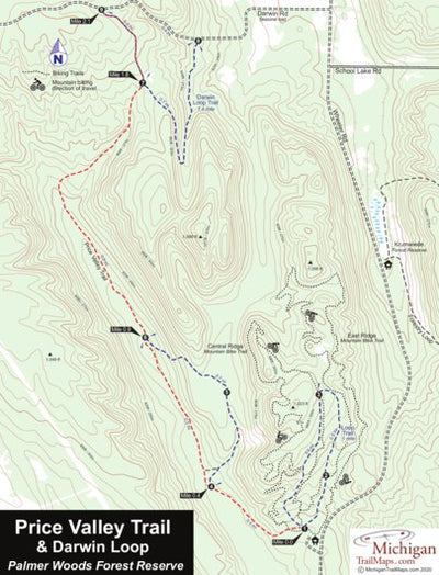 Palmer Woods - Hiking Trails