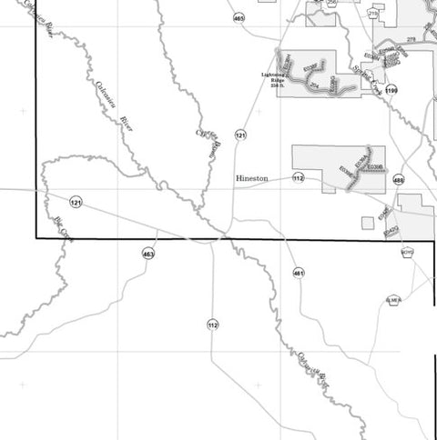 Motor Vehicle Use Map, MVUM, Calcasieu District (East), Kisatchie National Forest 7
