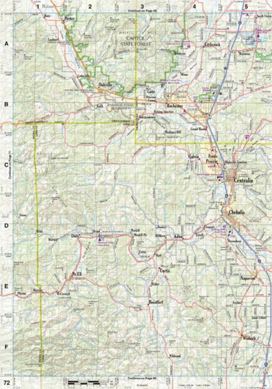 Washington Atlas & Gazetteer Page 72 Preview 1