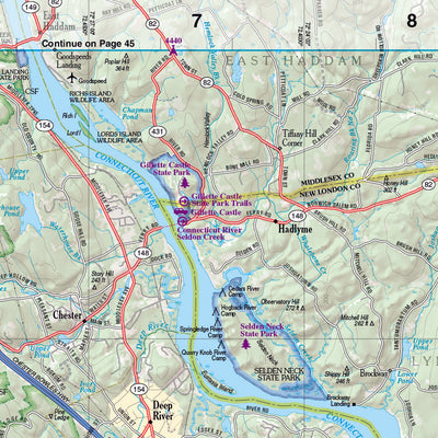 Connecticut/Rhode Island Atlas & Gazetteer