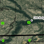 Little Badger Creek T3S R12E Township Map