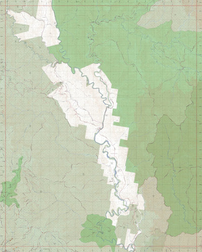 Getlost Map 8222-4 LICOLA Topographic Map V14b 1:25,000