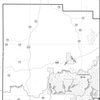 Motor Vehicle Use Map, MVUM, Kisatchie District, Kisatchie National Forest 3