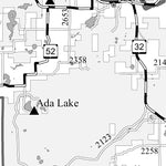Chequamegon-Nicolet NF: Lakewood/Laona Ranger District Non Gathering Area Map