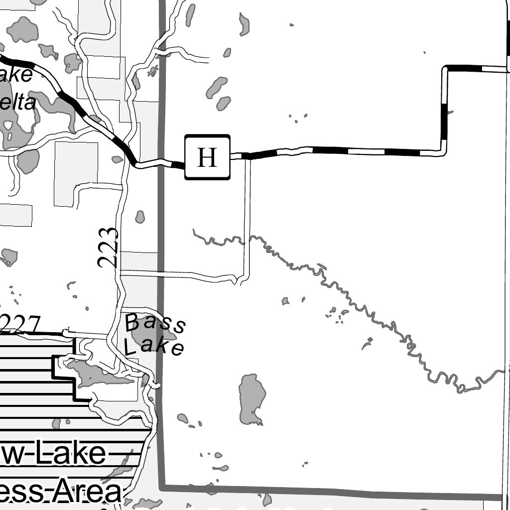Chequamegon-Nicolet NF: Washburn Ranger District Non Gathering Area Map ...