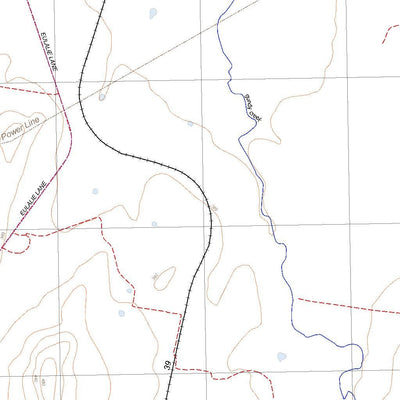 Getlost Map 8632-N Wellington Topographic Map V14b 1:25,000