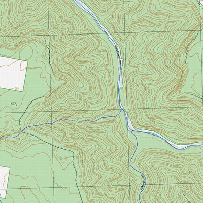 Getlost Map 8928-3N Caoura Topographic Map V14b 1:25,000