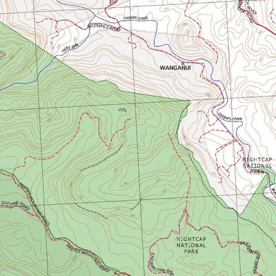 Getlost Map 9540-1N Huonbrook Topographic Map V14b 1:25,000