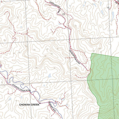 Getlost Map 9541-2S Burringbar Topographic Map V14b 1:25,000