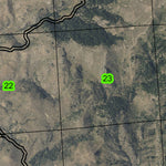 Big Lookout Mountain T11S R44E Township Map