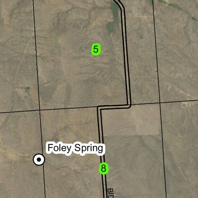 Baker Valley T7S R40E Township Map